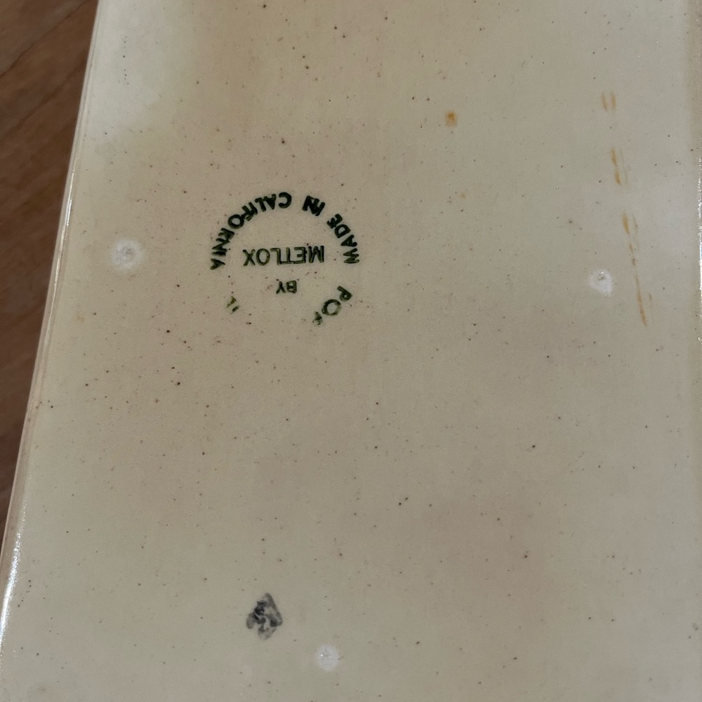 Rooster Vintage METLOX Poppytrail Dish - Picture 16 of 16